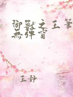 御兽之王笔趣阁无弹窗