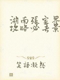 湖南张家界旅游攻略必去景点