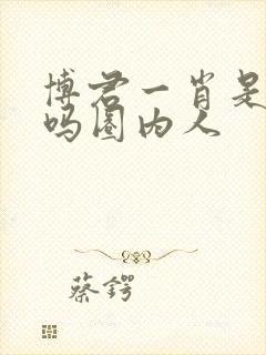 博君一肖是真的吗圈内人