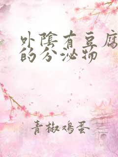 外阴有豆腐渣似的分泌物