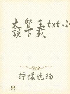 大贤王txt小说下载