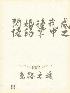 闪婚后我成了大佬的掌中之物男女主角