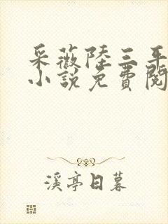 采薇陆三平养父小说免费阅读