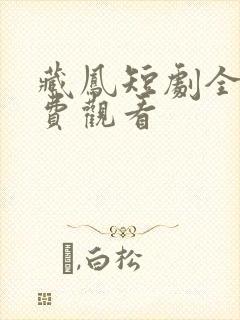 藏凤短剧全集免费观看