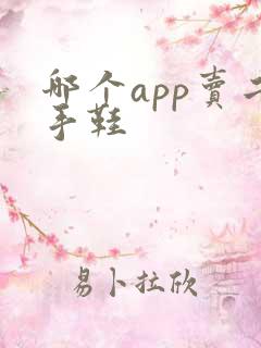 哪个app卖二手鞋