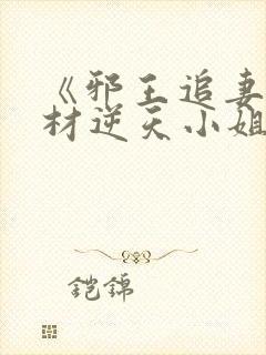 《邪王追妻:废材逆天小姐