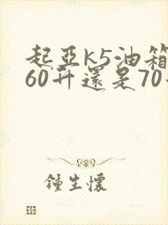 起亚k5油箱是60升还是70升