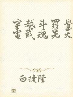 穿越斗罗觉醒雷电武魂先天四级