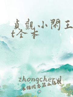 贞观小闲王txt全本