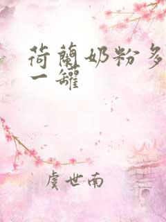 荷兰奶粉多少钱一罐