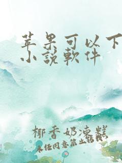 苹果可以下载的小说软件