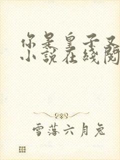 你是皇子又怎样小说在线阅读