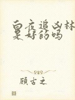 白夜追凶林嘉茵是好的吗