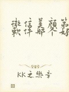 微信美颜第三方软件哪个好