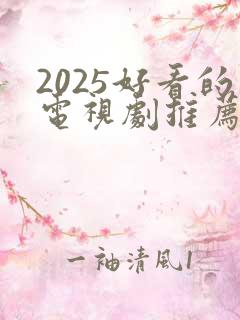 2025好看的电视剧推荐几部 前十名