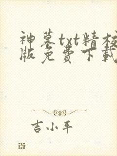 神墓txt精校版免费下载