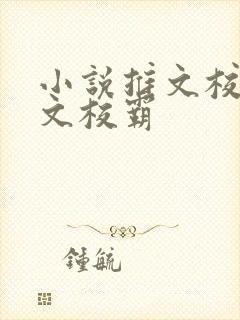 小说推文校园甜文校霸