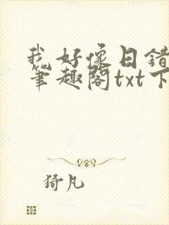 我好像日错人了笔趣阁txt下载