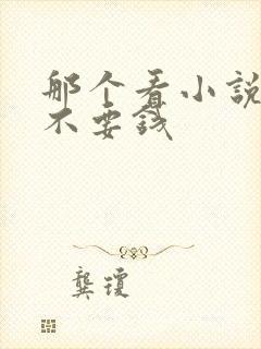 那个看小说软件不要钱