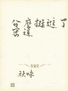 公么挺进了我的密道