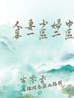 人妻少妇中文字幕一区二区三区