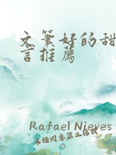 文笔好的甜宠古言推荐