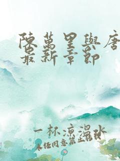 陈万里与唐嫣然最新章节