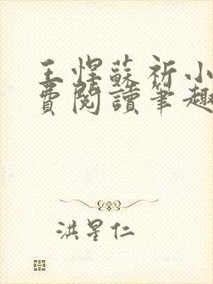 王悍苏祈小说免费阅读笔趣阁最新