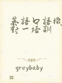 英语口语机构一对一培训