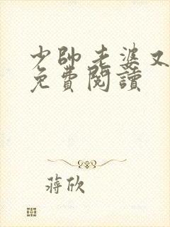 少帅老婆又跑了免费阅读