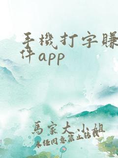 手机打字赚钱软件app