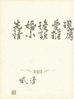 先婚后爱现代言情小说推荐
