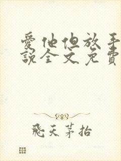 爱他但放手了小说全文免费阅读