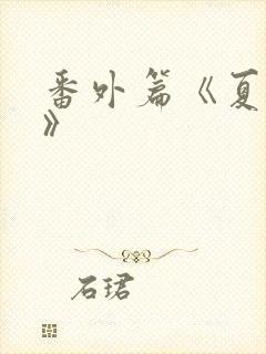番外篇《夏鎏枫》