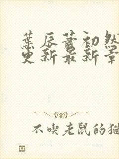 叶辰萧初然小说更新最新章节