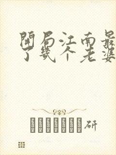 开局江南最后娶了几个老婆的小说