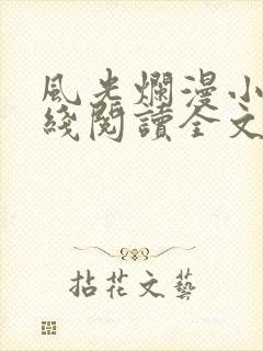 风光烂漫小说在线阅读全文无弹窗