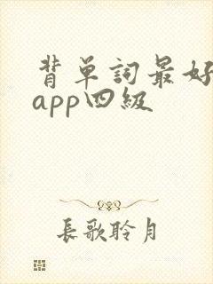 背单词最好用的app四级