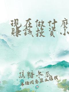 现在做什么生意赚钱投资小回报大