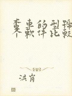 查车的型号用哪个软件比较好