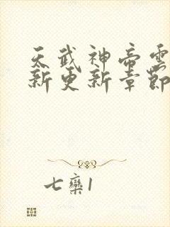 天武神帝云尘最新更新章节阅读