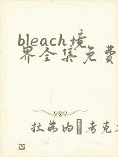 bleach境界全集免费观看高清