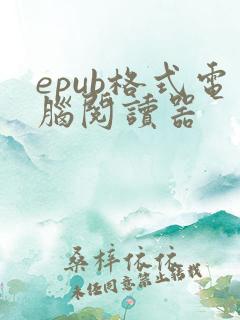 epub格式电脑阅读器