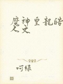 魔神皇龙皓晨同人文