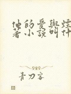 他的爱与烟火原著小说叫什么