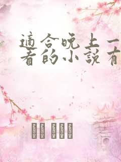 适合晚上一个人看的小说有