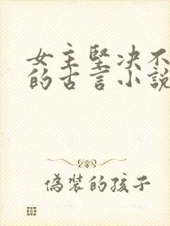 女主坚决不回头的古言小说