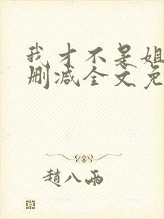 我才不是姐控无删减全文免费阅读