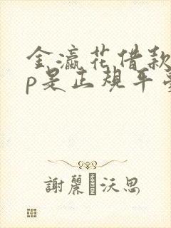 金瀛花借款app是正规平台吗