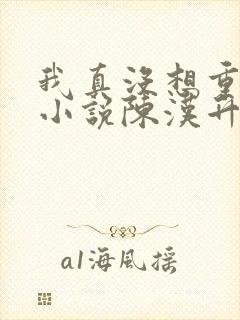 我真没想重生啊小说陈汉升